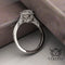 1.25ct Brilliant Cut Diamond Gold Halo Engagement Ring - 03US41